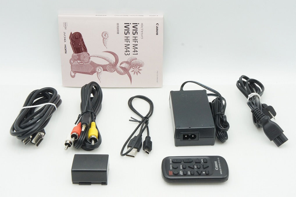 美品 Canon キヤノン iVIS HF M41 デジタルビデオカメラ シルバー 260116h