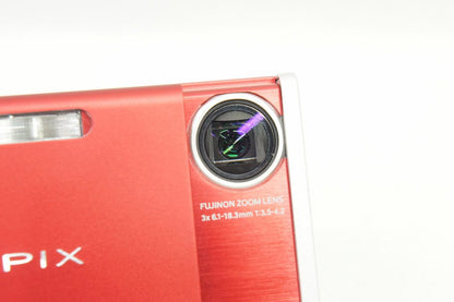 良品 FUJIFILM フジフィルム FinePix Z1 コンパクトデジタルカメラ レッド 元箱付 250505p