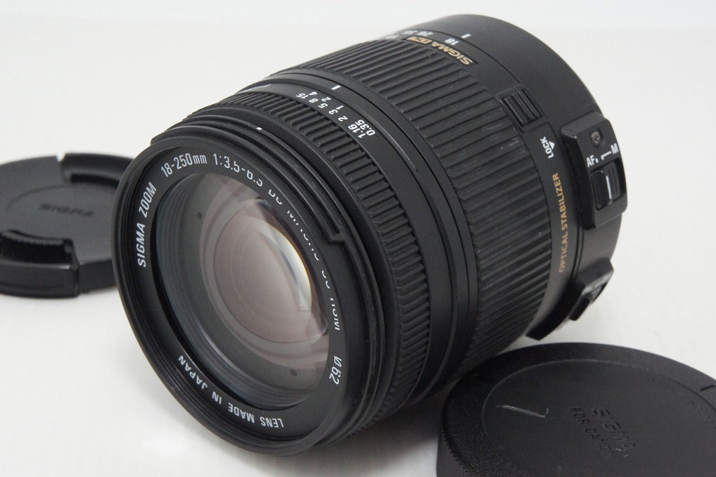 SIGMA シグマ 18-250mm F3.5-6.3 DC MACRO OS HSM Canon キヤノン EFマウント ズームレンズ 260428aa