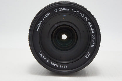 SIGMA シグマ 18-250mm F3.5-6.3 DC MACRO OS HSM Canon キヤノン EFマウント ズームレンズ 260428aa