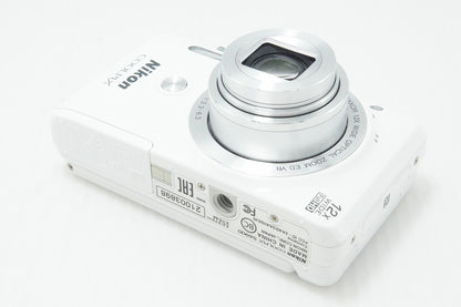 良品 Nikon ニコン COOLPIX S6900 コンパクトデジタルカメラ ホワイト 260806g