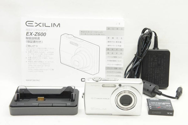 CASIO カシオ EXILIM EX-Z600 コンパクトデジタルカメラ シルバー 241012a