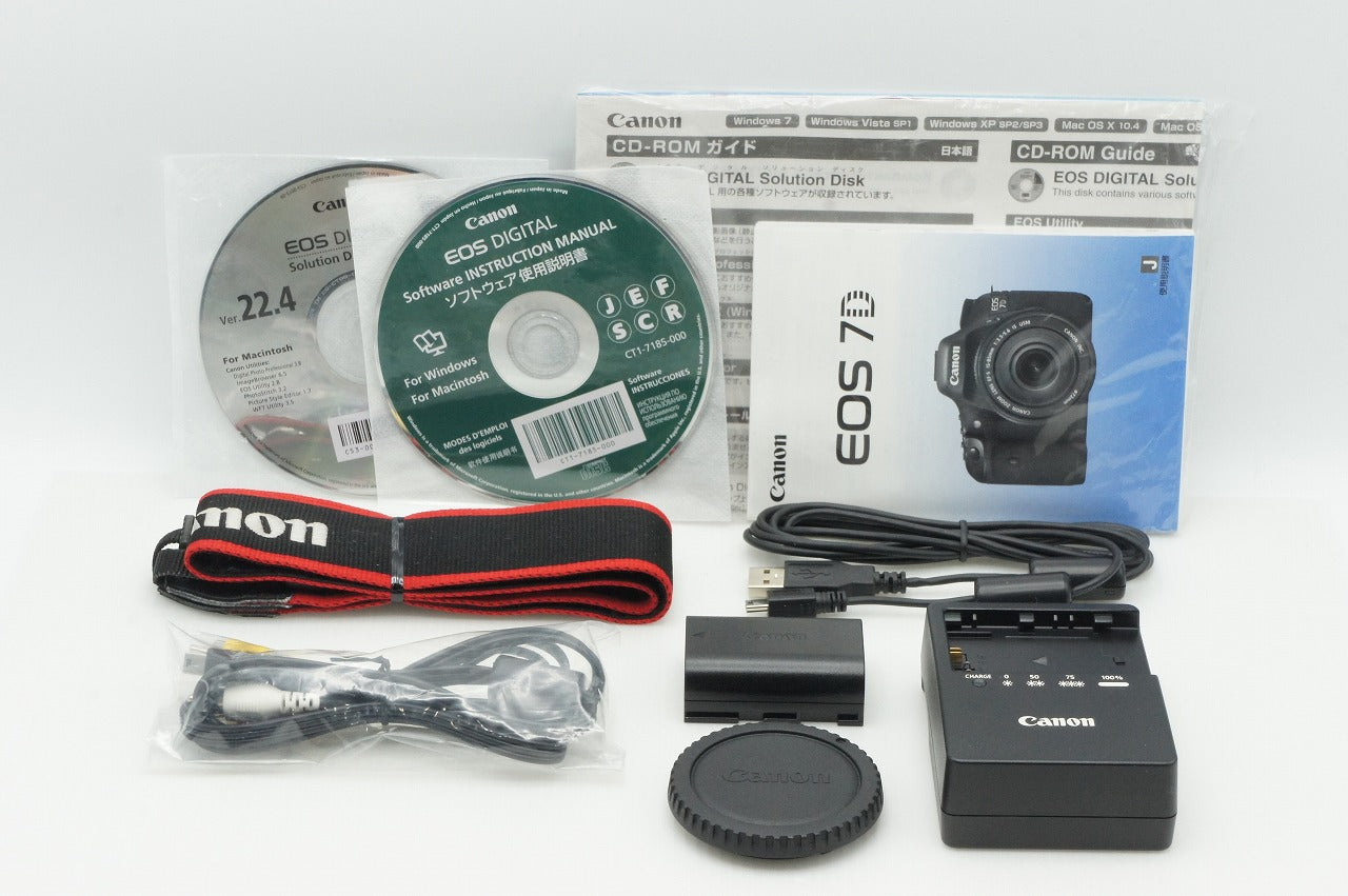 良品 Canon キヤノン EOS 7D ボディ デジタル一眼レフカメラ 260116g