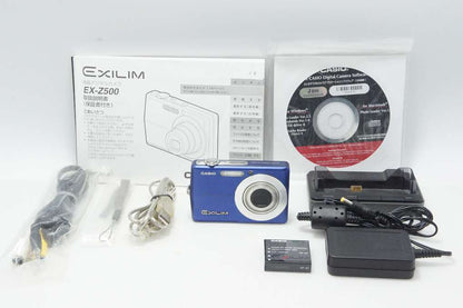 CASIO カシオ EXILIM EX-Z500 コンパクトデジタルカメラ ブルー 260806h