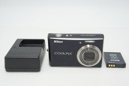 Nikon COOLPIX S610 Compact Digital Camera Ocean Black 260428k