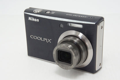 Nikon COOLPIX S610 Compact Digital Camera Ocean Black 260428k