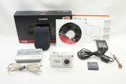 訳あり品 CASIO カシオ EXILIM EX-Z40 コンパクトデジタルカメラ シルバー 元箱付 250718g