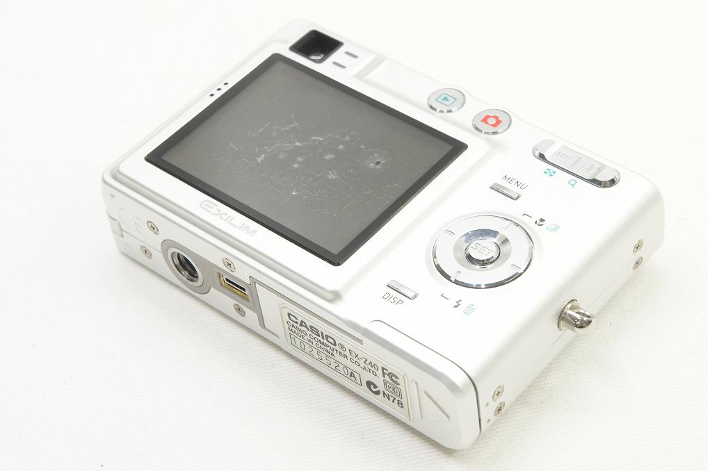 訳あり品 CASIO カシオ EXILIM EX-Z40 コンパクトデジタルカメラ シルバー 元箱付 250718g
