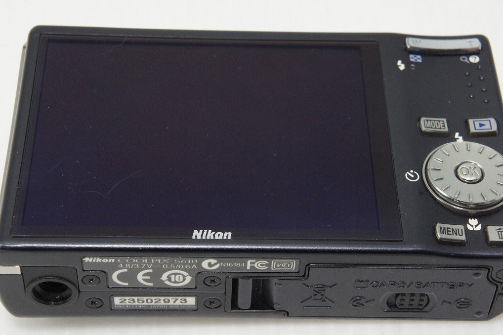 Nikon COOLPIX S610 Compact Digital Camera Ocean Black 260428k