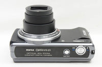 良品 PENTAX ペンタックス Optio VS20 コンパクトデジタルカメラ ノーマルブラック 元箱付 241011ae