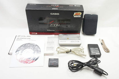 訳あり品 CASIO カシオ EXILIM EX-Z40 コンパクトデジタルカメラ シルバー 元箱付 250718g