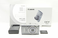 美品 Canon キヤノン IXY 160 コンパクトデジタルカメラ シルバー 元箱付 240803l