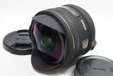 良品 SIGMA シグマ 10mm F2.8 EX DC FISHEYE HSM Nikon ニコン Fマウント APS-C ケース付 240117e