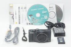 Nikon ニコン COOLPIX S8200 コンパクトデジタルカメラ ノーブルブラック 261023q