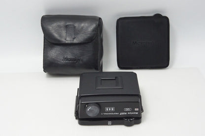 美品 Mamiya マミヤ RZ67 PROFESSIONAL II 645 120 中判 フィルムバック ケース 遮光板 キャップ付 260804ab