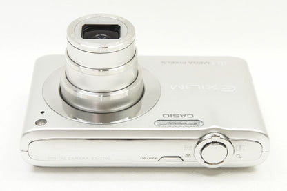 美品 CASIO カシオ EXILIM EX-Z100 コンパクトデジタルカメラ シルバー 元箱付 250719t