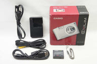 美品 CASIO カシオ EXILIM EX-Z100 コンパクトデジタルカメラ シルバー 元箱付 250719t