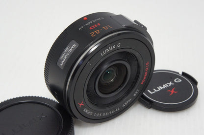 Panasonic LUMIX G X VARIO PZ 14-42mm F3.5-5.6 ASPH. POWER O.I.S. H-PS14042 マイクロフォーサーズ ブラック 260417y