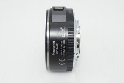 Panasonic LUMIX G X VARIO PZ 14-42mm F3.5-5.6 ASPH. POWER O.I.S. H-PS14042 マイクロフォーサーズ ブラック 260417y