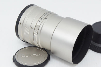 美品 CONTAX コンタックス Carl Zeiss Sonnar T* 90mm F2.8 G用 単焦点レンズ 純正フィルター メタルフード付 260423x
