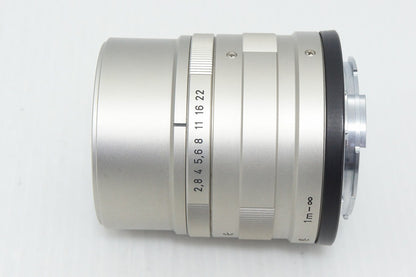 美品 CONTAX コンタックス Carl Zeiss Sonnar T* 90mm F2.8 G用 単焦点レンズ 純正フィルター メタルフード付 260423x