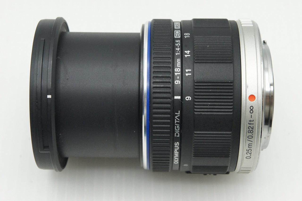 良品 OLYMPUS オリンパス M.ZUIKO DIGITAL ED 9-18mm F4-5.6 マイクロフォーサーズ ズームレンズ 260120e