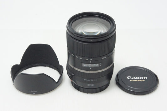 TAMRON 28-300mm F3.5-6.3 Di VC PZD A010 Canon EF mount zoom lens with hood 260722m
