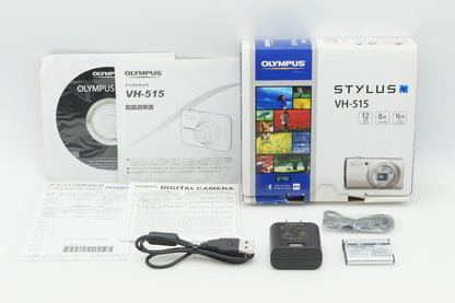 OLYMPUS オリンパス STYLUS VH-515 コンパクトデジタルカメラ ブラウン 元箱付 260121a