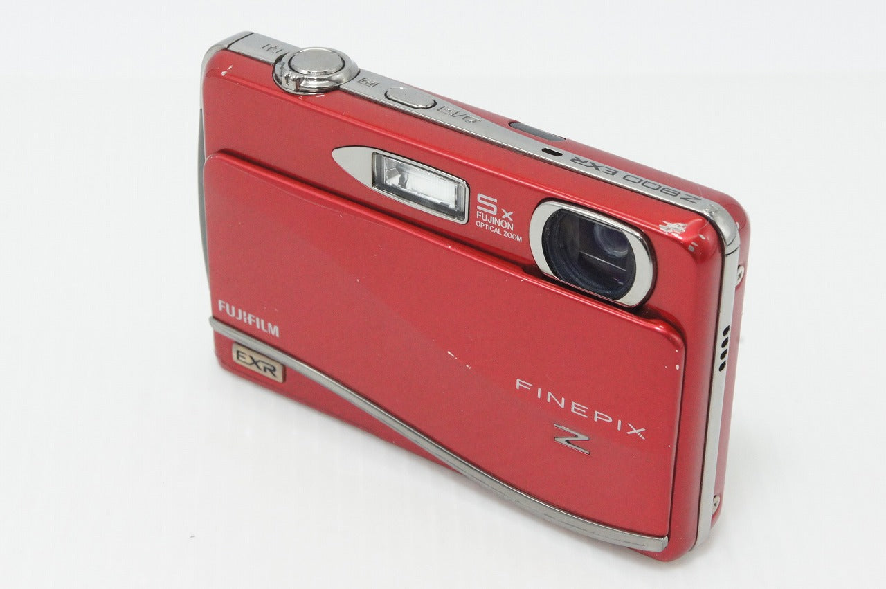 FUJIFILM FinePix Z800EXR Compact Digital Camera Red with Original Box 260427q