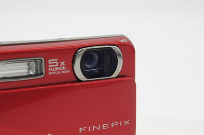 FUJIFILM FinePix Z800EXR Compact Digital Camera Red with Original Box 260427q