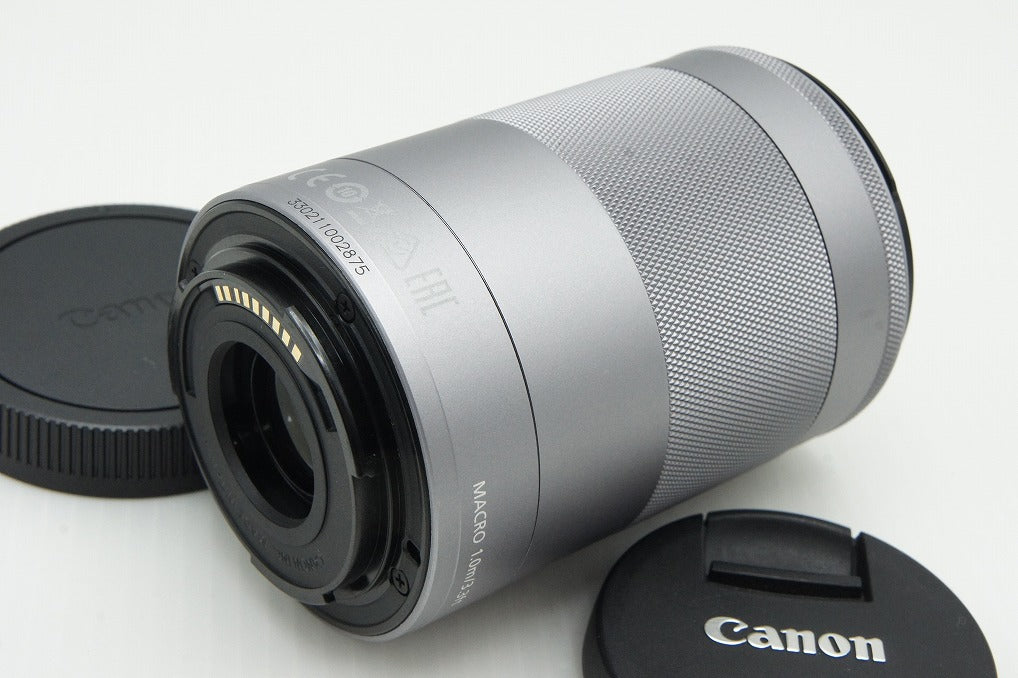 美品 Canon キヤノン EF-M 55-200mm F4.5-6.3 IS STM EF-Mマウント ズームレンズ シルバー 260121t