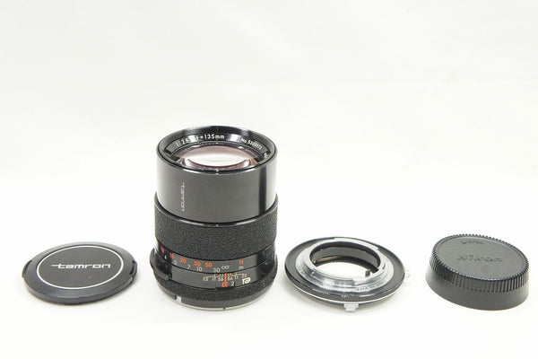 良品 TAMRON タムロン 135mm F2.8 CT-135 アダプトール Nikon Fマウント付 MF フルサイズ 240805j