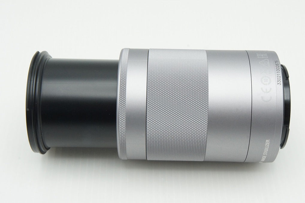 美品 Canon キヤノン EF-M 55-200mm F4.5-6.3 IS STM EF-Mマウント ズームレンズ シルバー 260121t