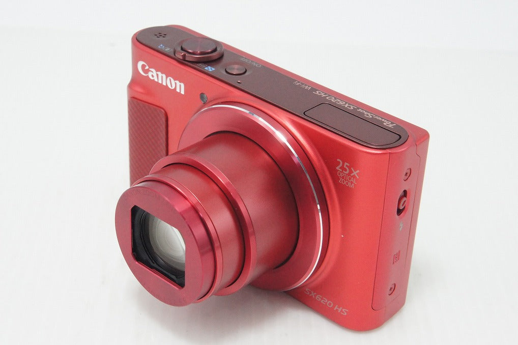 美品 Canon キヤノン PowerShot SX620 HS コンパクトデジタルカメラ レッド 260807f