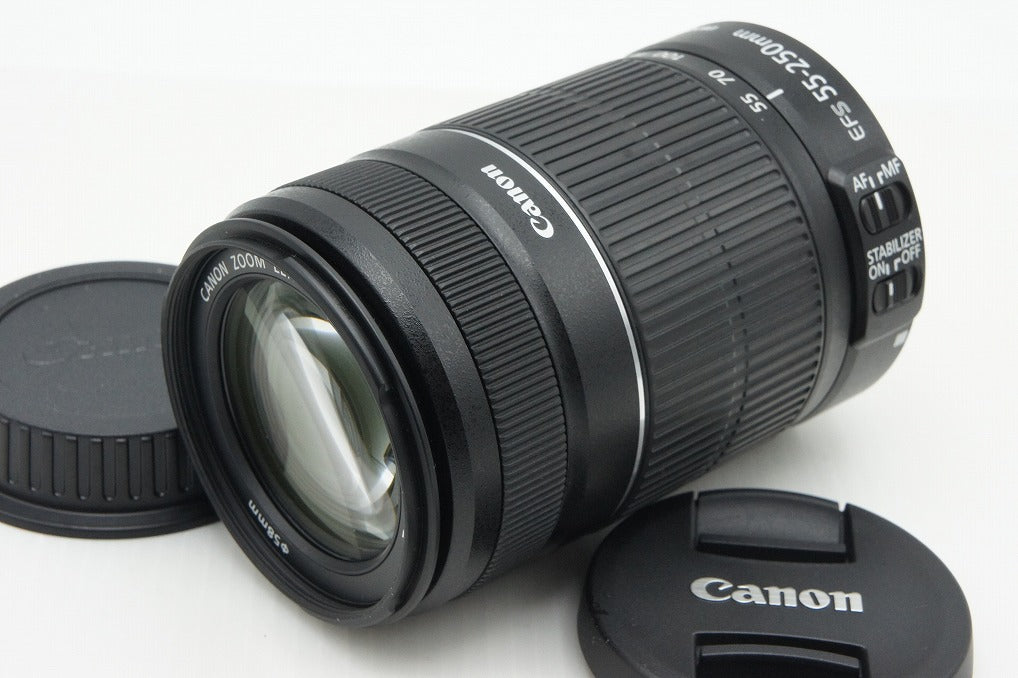 美品 Canon キヤノン EF-S 55-250mm F4-5.6 IS II APS-C ズームレンズ 260121x
