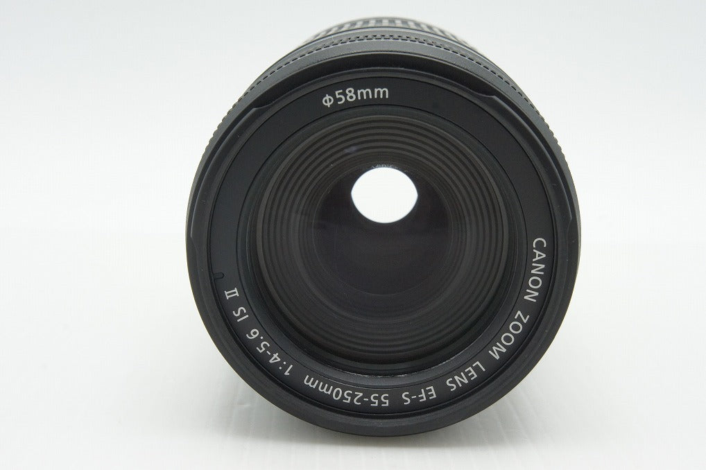 美品 Canon キヤノン EF-S 55-250mm F4-5.6 IS II APS-C ズームレンズ 260121x