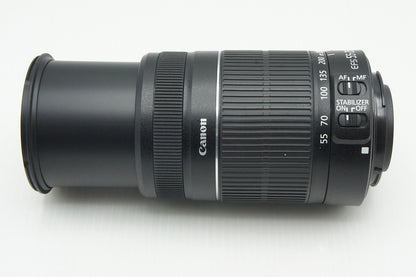 美品 Canon キヤノン EF-S 55-250mm F4-5.6 IS II APS-C ズームレンズ 260121x