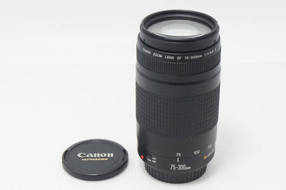 Canon キヤノン EF 75-300mm F4-5.6 II フルサイズ ズームレンズ 260807ac