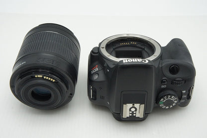 良品 Canon キヤノン EOS Kiss X7 ボディ+ EF-S 18-55 IS STM レンズキット デジタル一眼レフカメラ 元箱付 260121w