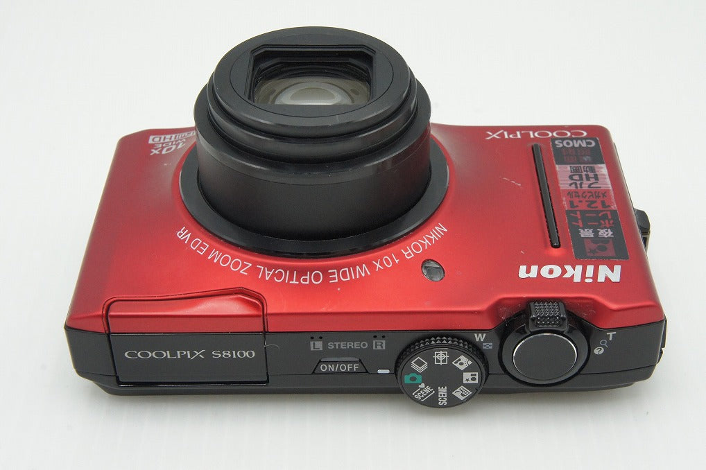 良品 Nikon ニコン COOLPIX S8100 コンパクトデジタルカメラ レッド 260121p
