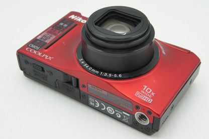良品 Nikon ニコン COOLPIX S8100 コンパクトデジタルカメラ レッド 260121p