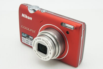 良品 Nikon ニコン COOLPIX S5100 コンパクトデジタルカメラ レッド 260121o