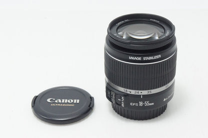 Canon キヤノン EF-S 18-55mm F3.5-5.6 IS APS-C ズームレンズ 260807ag【アルプスカメラ】