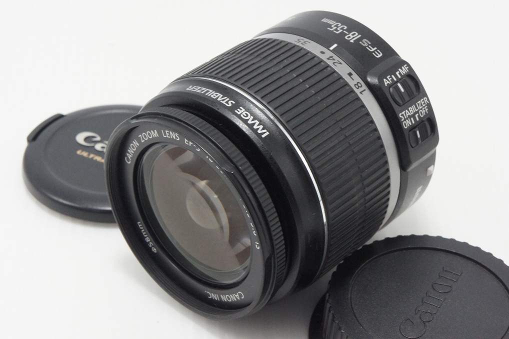 Canon キヤノン EF-S 18-55mm F3.5-5.6 IS APS-C ズームレンズ 260807ag【アルプスカメラ】