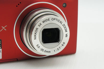 良品 Nikon ニコン COOLPIX S5100 コンパクトデジタルカメラ レッド 260121o