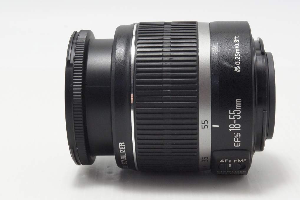 Canon キヤノン EF-S 18-55mm F3.5-5.6 IS APS-C ズームレンズ 260807ag【アルプスカメラ】