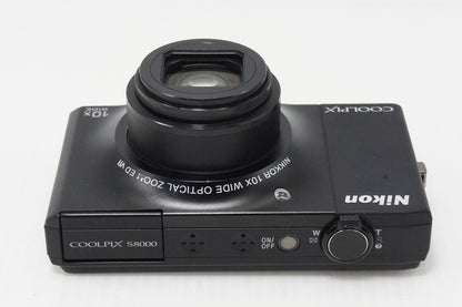 良品 Nikon ニコン COOLPIX S8000 コンパクトデジタルカメラ ノーブルブラック 260427d