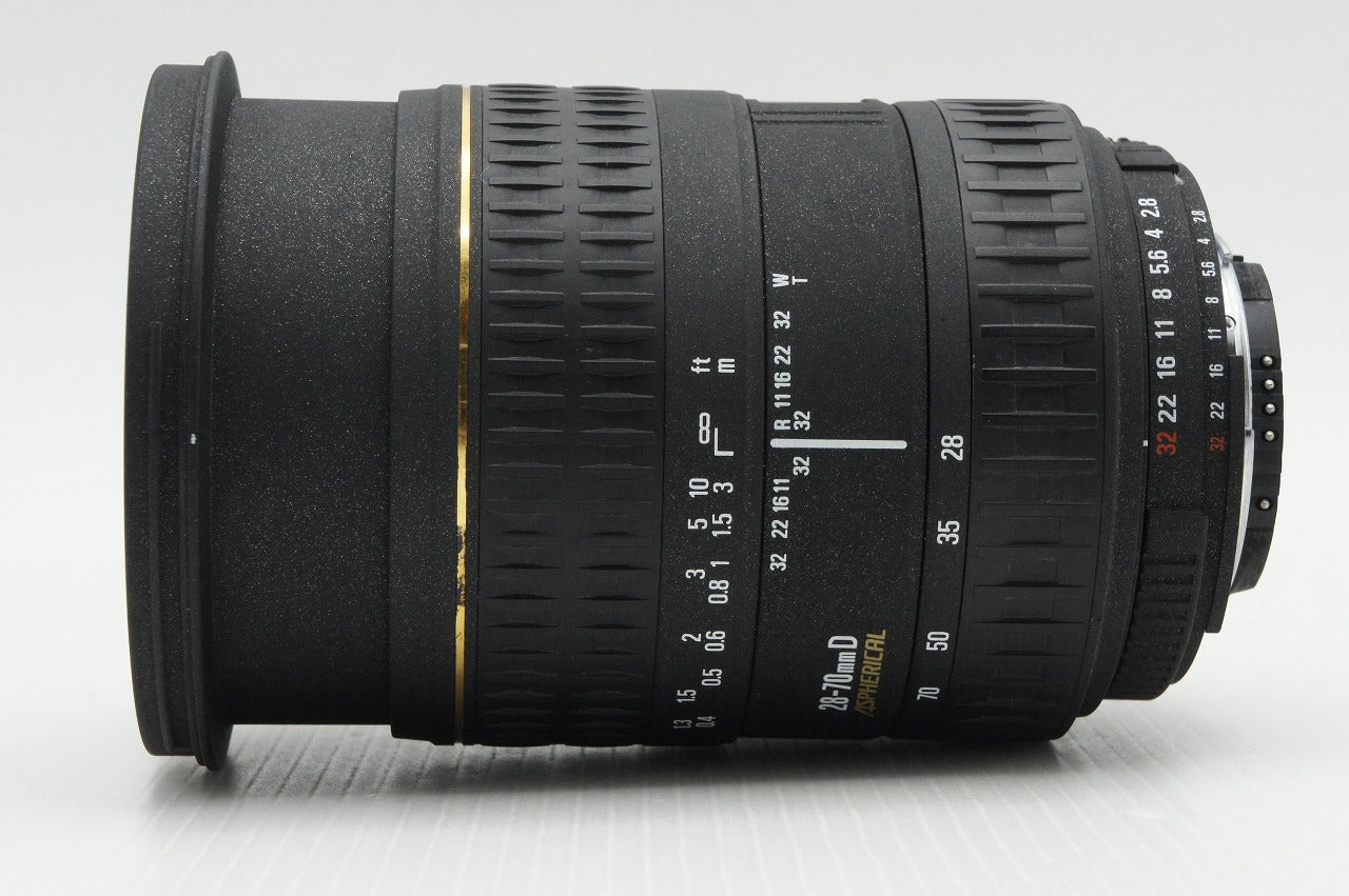 SIGMA シグマ 28-70mm F2.8D EX Aspherical Nikon ニコン Fマウント ズームレンズ フード付 260121au