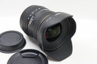 良品 SIGMA シグマ 10-20mm F4-5.6 EX DC HSM Canon EFマウント APS-C フード 元箱付 250206r