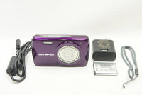 美品 OLYMPUS オリンパス VH-210 コンパクトデジタルカメラ パープル 250721r